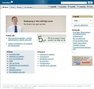 Screenshot of Nordea.dk