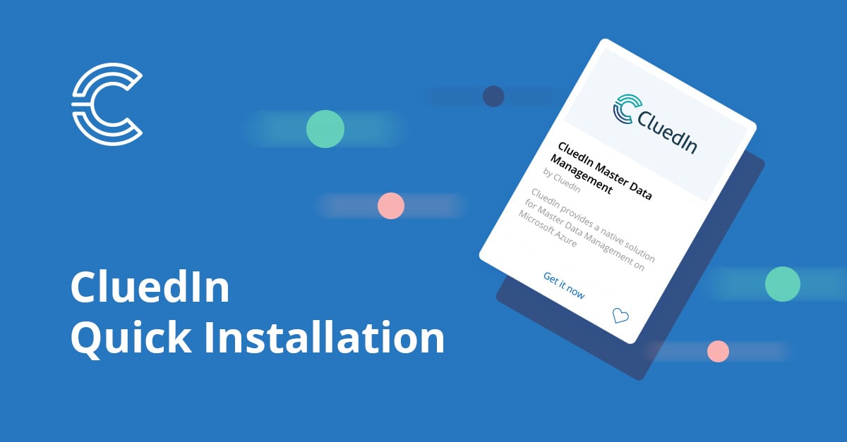 CluedIn Azure Marketplace Application Installation