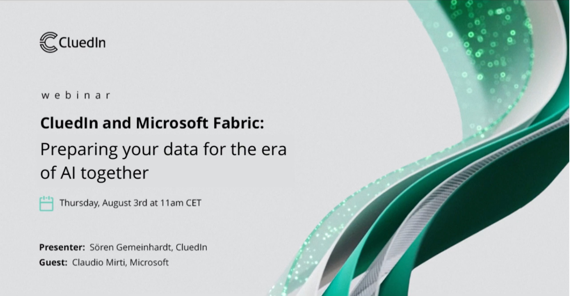 CluedIn & Microsoft Fabric - Preparing your data for the era of AI