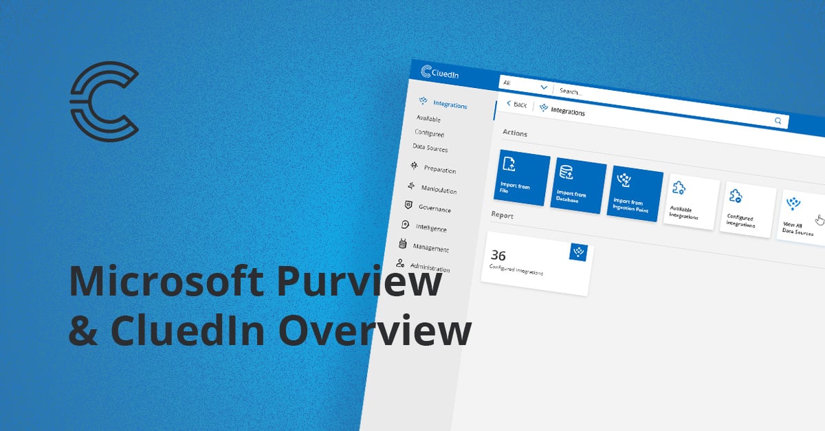 Microsoft Purview & CluedIn Overview